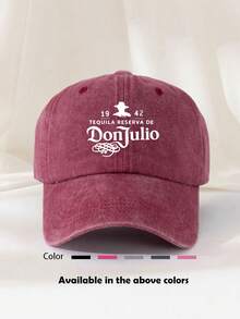 1pc Unisex Distressed Vintage Washable Soft Top Baseball Cap Dad Hat Trucker Hat, Suitable For Daily Wear And Hiking, Trekking, Travel - Burgundy Style 2 - View 1