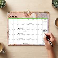 18 Month Calendar 2027-2028, Large Wall Calendar 14 X11.4 Inch, Jan 2027 To Jun 2028 Monthly Planner With Sunday Start, Spacious Writing Spaces, To Do List & Notes, Next Month Reference, Holidays, Yearly Countdown, Spiral Bound Desk Calendar For Home - 18 Month Calendar 2027-2028 - View 2