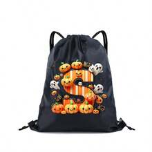 1Pc Halloween Backpack For Men & Women, Multifunctional Waterproof Sports Bag, Lightweight Gym Daypack For Running Fitness, Phone Storage Pocket - Multicolor - View 12