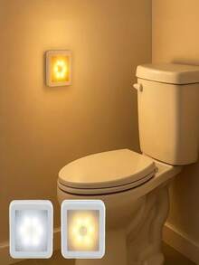 6pcs Smart Motion Sensor Lights, Wireless LED Motion Sensor Cabinet Lights, Suitable For Wall, Cabinet, Room, Kitchen, Closet, Stair, Bathroom, Hallway, Bedroom, Living Room, Home Use, Party And Christmas Decoration - Motion Sensor Night Light - View 8