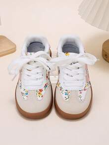 Infant Fashion Sneakers Casual Versatile Rubber Sole Outdoor Baby Walking Shoes - Pink - View 3