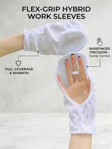 Protección solar portátil de verano, mangas holgadas sin dedos, protectores de mano tipo mocasín, mangas de protección UV para exteriores para ciclismo, conducción, y protección solar para ciclismo - Aleatorio - Ver 9