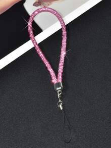 1pc Rainbow Rhinestone Phone Lanyard, Luxury Fashion Full Rhinestone Crossbody Anti-Loss Strap, Premium Versatile Rhinestone Phone Chain, Durable Universal Phone Case Charm For Outdoor Travel Shopping, Gift For Women - Multicolor - View 33