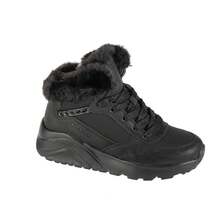 Skechers Uno Lite - Comfurt Collar 310396L-BBK för flicka, svarta vinterstövlar - Svart - Visa 1