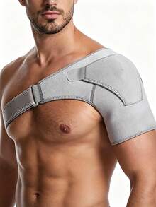 1pc Shoulder Support With Pressure Pad, Unisex Adjustable Shoulder Brace, Protects Left & Right Shoulders - Multicolor - View 6