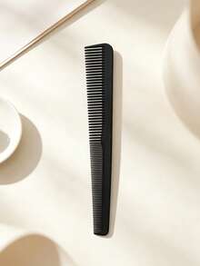 2pcs/1pc Black Salon Hair Comb Set, Dual-Sided Wide & Fine Tooth Barber Comb For Detangling Sectioning Parting Backcombing Smoothing Sleek Ponytail Bun Updo, Anti-Static Back To School Essentials Hair Tools Hair Accessories For Women Girls Teen - Multicolor - View 8