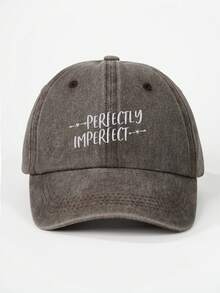 1件 Y2K 滑雪帽 中性款 刺繡 PERFECTLYS 水洗棒球帽 適合日常戶外旅行防曬 - 棒球帽 - 查看 20