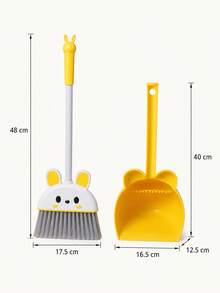 1pc/Set Mini Cleaning Mop And Broom Set, Cute Rabbit Shaped PP Material Dustpan Brush Set, Compact Handheld Soft Bristle Floor Broom, Suitable For Home Kitchen Bedroom Living Room Daily Cleaning - Multiple Styles - View 16