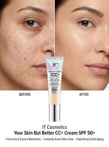 IT Cosmetics CC+ Cream Full-Coverage Foundation SPF50 Fair 32 Ml - Fair - View 2