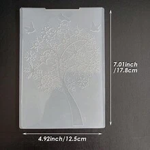Christmas Embossing Plate Template, Winter Snowflake Gift Christmas Hanging Decoration Pattern DIY, Scrapbook Greeting Card Planner Decoration, Compatible With Most Embossing Machines - Christmas - View 27