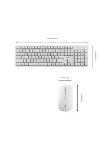 Lenovo Wireless Keyboard Mouse Combo 2.4G USB Receiver Plug and Play Full-Size Numeric Keyboard Comfortable Grip Mouse Untuk Komputer Rumah dan Kantor - View 9
