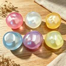 Malleable Slow Rebound Coconut Oil Transparent Pearlescent Soft Squeeze Ball, Slow Rebound Stress Relief Toy, Relieves Anxiety And Tension For Children And Adults, Easter Halloween Christmas Birthday Party Gift Bag Filler, Soft Squishy Toy - Multicolor - View 11