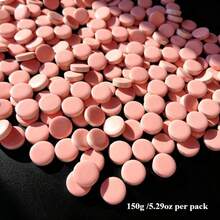 150g/Pack Solid Color Round Mosaic Tiles, Bright And Smooth, Suitable For Flower Pots, Photo Frames, DIY Decor Collage, Can Decorate Partial Wall, Easy To Match And Create Simple And Fresh Handmade Decorative Works - YHUZ - View 16