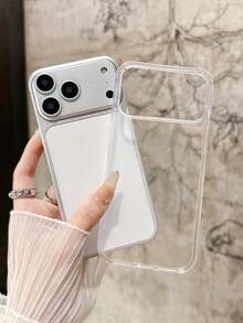 1 قطعة بطانية هاتف بتصميم ماكرون حلوى بألوان Ins، 5 ألوان اختيارية، تصميم بسيط لامع ناعم وسلس، بطانية هاتف شفاف، حماية كاملة للعدسة مع حماية من السقوط، أسلوب A فتحة كبيرة شفافة / أسلوب B أصفر ساطع / أسلوب C أخضر فلورسنت / أسلوب D أحمر وردي / أسلوب E أزرق داكن، مناسب للاستخدام اليومي والهدايا؛ متوافق مع بطانية آيفون وغطاء جالكسي، متوافق مع آيفون 17/17 برو/17 برو ماكس، متوافق مع آيفون 18 برو/18 برو ماكس - متعدد الألوان - مشاهدة 6
