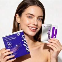 Purple Teeth Whitening Strips, Deep Cleaning, Fresh Breath, Daily Use - Big Box - Purple Teeth Whitening Strips - View 1