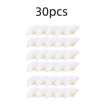 5/10/50 Pack White Paper Fan White Bamboo Folding Fan Handheld Fan Paper Folding Fan Suitable For Engagement, Graduation, Wedding Party Decoration Bedroom Home Desktop Ornament - White - View 10