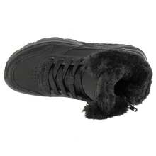 Skechers Uno Lite - Comfurt Collar 310396L-BBK för flicka, svarta vinterstövlar - Svart - Visa 3