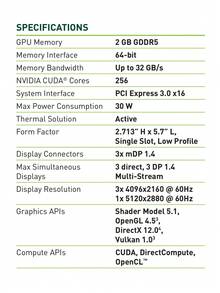 Nvidia Quadro K420 K620 P400 2GB Professional Graphics Card, DDR3/GDDR5, Single Slot, 4K Display, DP/DVI/MiniDP, Suitable For CAD Drawing, 3D Modeling, Digital Content Creation, Static And Medical Viewing, Industrial Packaging - View 6