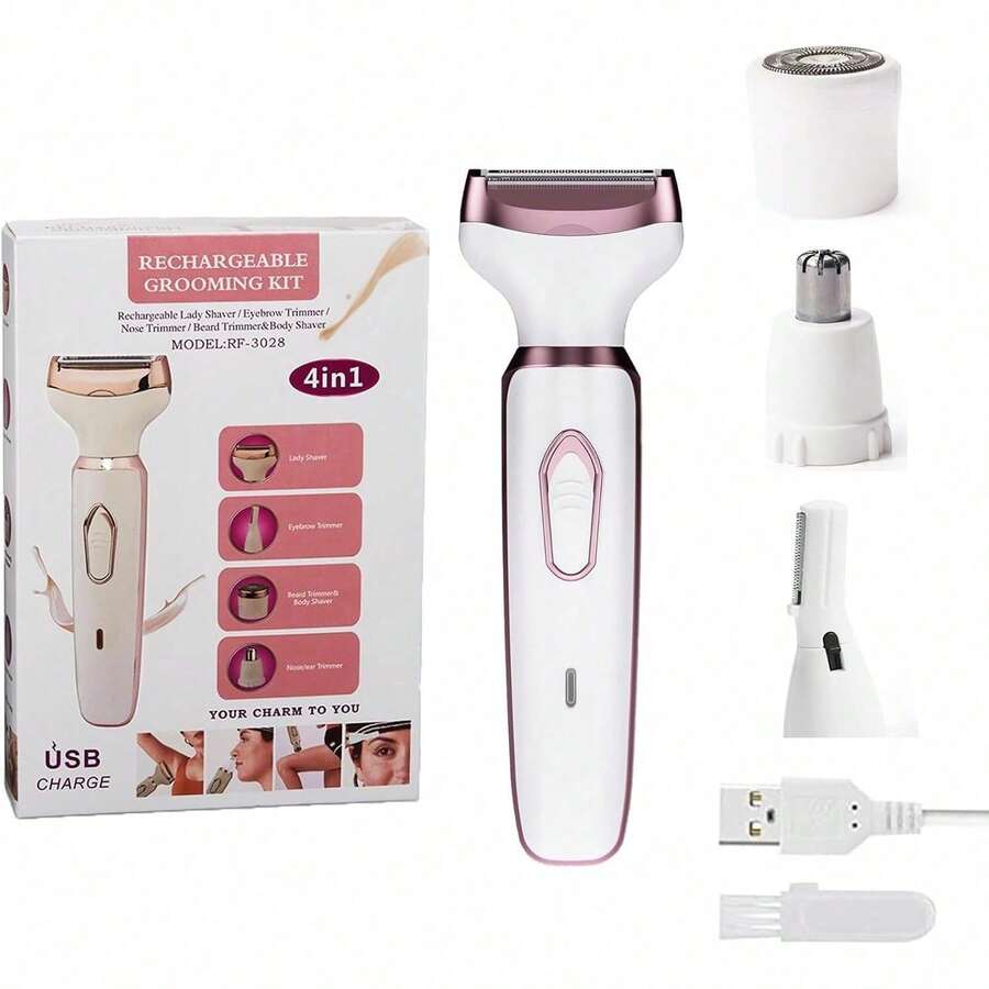 Bikini Trimmers - Red and White - View 1