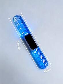 2 buah Lampu LED Pelindung Tepi Pintu Mobil Bertenaga Surya, Strip Lampu LED Warna-warni, Anti-Benturan, Lampu Dekorasi Mobil dan Motor, 55mAh - dipimpin - View 6