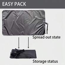 1pc 120*70cm Car Trunk Dustproof Storage Mat, Polyester Fiber Material Waterproof & Dustproof, Effective Protection For Trunk, Practical Cargo Protective Mat - 1pc Trunk Dust Mat - View 9