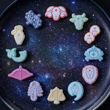 12-Piece Zodiac-Themed PVC Shoe Charm Set – Compatible With Various Shoe Holes; Express Your Unique Style; Perfect For Parties And Party Favors - Multicolor - View 1