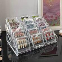 7 Layer Multifunctional Acrylic Display Stand, Suitable For Collectibles - CD, Badges, Figurines, Cards, Cosmetics, Jewelry, Medicine, Stackable, Multi-Layer Design, Organize Space, Home Desktop Decor - Multicolor - View 6