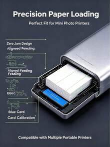 HPRT MT53 Mini 3-Inch Adhesive ZINK Inkless Thermal Photo Paper, Consumables For Pocket Photo Printer - View 5