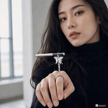 1pc Fashionable Butterfly Pipe Holder, Elegant Smoking Accessory, Suitable For Smokers, Perfect Christmas Gift - ᅠ - View 2