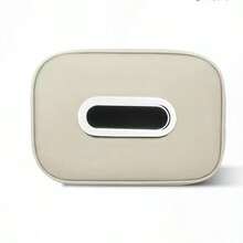 1pc New Car Backrest Hanging Tissue Box, PU Leather Car Tissue Box Holder, Premium Armrest Box Napkin Tissue Hanging Bag, Car Tissue Box, Multi-Functional Storage Organizer, Suitable For Sun Visor, Seat Back, Car Interior Accessories, Armrest - Vehicle Interior Accessories - A - View 14