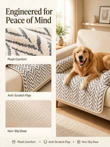 Anti-Scratch Pet Mat, New Plush Thickened Non-Slip Sofa Dog Bed, Pet Supplies - Multicolor - View 4