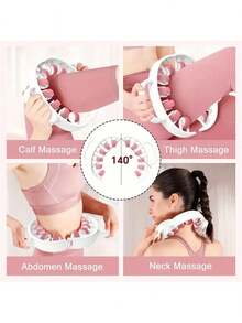 360° Muscle Massage Roller, 12 Roller Massager, Suitable For Calves, Legs, Arms, Tennis Elbow And Golf Elbow - Plastic Fascia Muscle Rolling Ball Fat Burner, Trigger Point Release - Perfect Mother's Day Gift - Multiple Styles - View 11