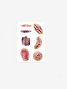 1pc Halloween Realistic Cut Wound Temporary Tattoo Sticker, Realistic Fake Tattoo Design, Suitable For Daily Wear, Bachelorette Party Favors, Music Festivals, Games, Graduation Gifts, Lasts 3‑5 Days - Multicolor - View 4