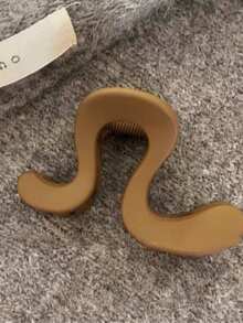 1pc/2pcs New Large Size 8cm Hair Claw Clip, Hair Claw For Long Hair Back Of Head - Multicolor - View 5