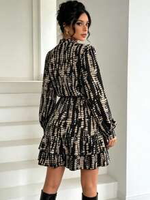 Women Short Dresses - Black - View 3