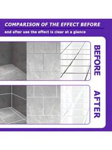 4pcs/Tile Grout Pen, Waterproof Floor Tile Grout Sealing Pen, Suitable For Home Kitchen Bathroom, Covers Existing Gaps, Renovates Floors, Multi-Material Applicable Renovation Pen, Color Repair One Step Solution, Ideal Choice For DIY Tile Renovation - Multicolor - View 5