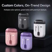 1 cái/Dao cạo râu thủ công mới dùng tại nhà và du lịch, cầm tay di động, dao cạo tịnh tiến chống trầy xước, thiết kế sáng tạo nhỏ gọn - Mẫu B - Xem 5