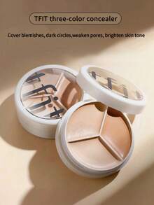 TFIT Three-Coler Concealer Makeup Conceal Cream Untuk Wajah dan Mata 10g*2 - 10g*2 - View 6