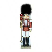 DOWMOO 35cm Gingerbread Man Chef Calendar Nutcracker Soldier Christmas Decoration Figurine - Multicolor - View 7