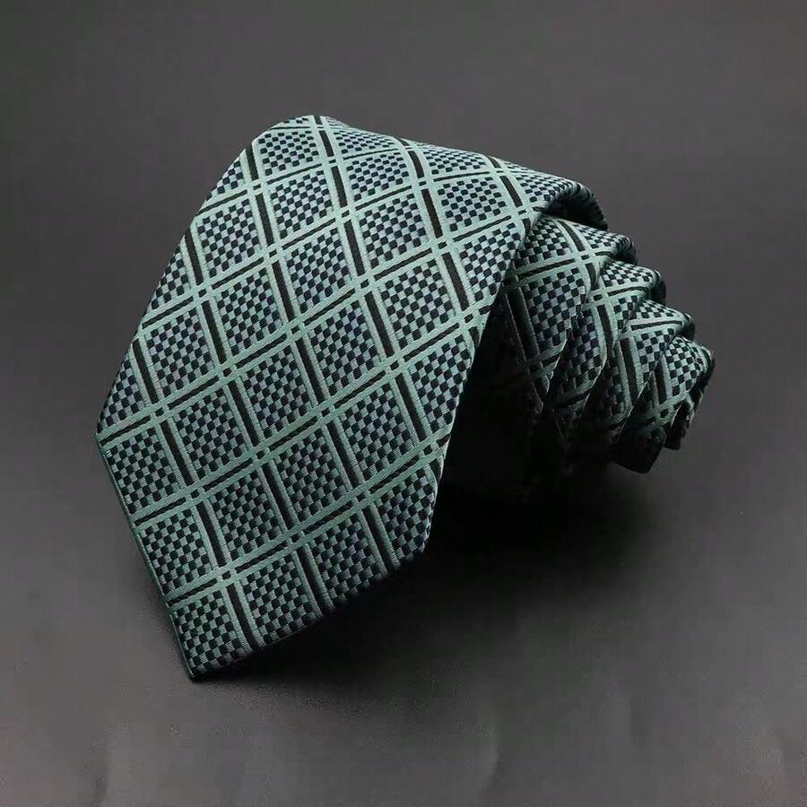 Men's Formal Tie, Faux Silk Material, Suitable For Formal Occasions, Weddings, Gifts - Multicolor - View 1