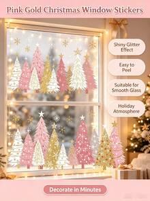 1/3pcs Christmas Window Stickers, Winter Home Window Decor, Christmas ...