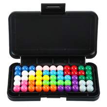 [Brain Upgrade]Smart Magic Beads 3D Puzzle | Geometric Physics Educational Toy | STEM Teaching Aid + Plastic Storage Box | Portable Stress Relief Desktop Toy - Multicolor - View 11