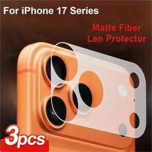XINHONGYU 3pcs 9H Nano Matte Lens Base Protector Film For IPhone 17 Pro Max/Pro/Air/17 Series - Anti-Fingerprint/Anti-Glare/Anti-Scratch, Precise Cutting, Bubble-Free, Easy Installation, Compatible With Phone Cases, Supports Wireless Charging, Anti-Yellowing, High-Definition Transparent, Durable Minimalist Camera Protection - 3PCS - View 11