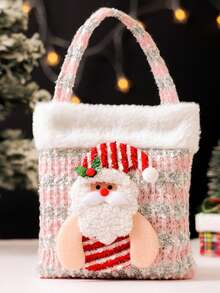 1pc Christmas Gift Packaging Bag, Candy Bag, Apple Basket, Party Gathering Holiday Gift Bag - View 10
