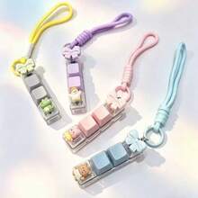 Gantungan Kunci Unik dan Laris - Pengklik Tombol Mekanik, Penghilang Stres, Mainan Meja Unik dan Hadiah Gadget Keyboard. Lembut dan Kenyal. Desain Berwarna-warni dan Menarik, Kejutan Musim Kembali ke Sekolah, Hadiah Kecil Pesta Ulang Tahun, Alat Penghilang Stres. - MultiWarna - View 4