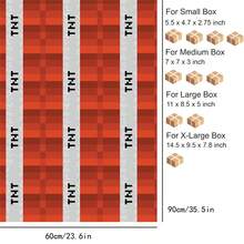 Roblox 3張 90x60cm 大尺寸禮品包裝紙，厚實耐用棕色牛皮紙，表面光滑易平整折疊，適用於禮物包裝、書封、花束包裝、生日、聖誕、婚禮、派對裝飾、DIY手工 - B - 查看 6
