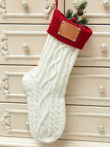 2026 Christmas Socks, Knitted Family Socks, Customizable Name, Holiday Decoration, Christmas Gift Decoration, Personalized Christmas Socks - Multicolor - View 15