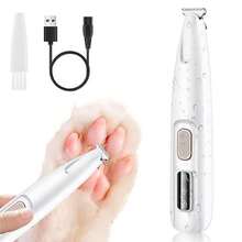 Pet Grooming Electric Clipper, Low Noise USB Rechargeable Dog Nail Trimmer With LED Light, Multi-Function Pet Grooming Scissors For Nails, Eyes, Ears, Face, And Butt - Multicolor - View 1