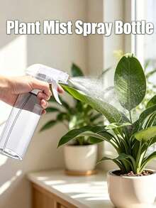 500ml Multipurpose Spray Bottle, Adjustable Nozzle, Fine Mist & Stream Mode For Plant Watering Household Cleaning,Clear Multipurpose Trigger Spray Bottle, Fine Mist & Jet Stream Adjustable Sprayer For Garden Plant Care - Multicolor - View 2