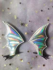 Halloween Dark Style Cute Leather Devil Wings Hair Clip Cat Ears Bat Wings Lolita Headpiece Creative Hair Accessory - Multicolor - View 8